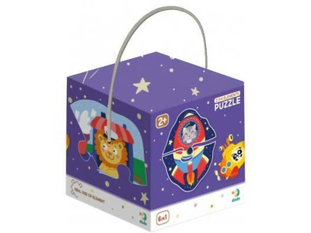 Пазл DoDo 2-3-4 елементи Транспорт (300154) - Фото 1