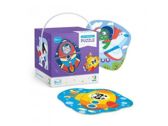 Пазл DoDo 2-3-4 елементи Транспорт (300154) - Фото 2