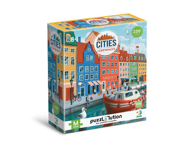 Пазл DoDo Easy-M Міста. Копенгаген (300645) - Фото 1