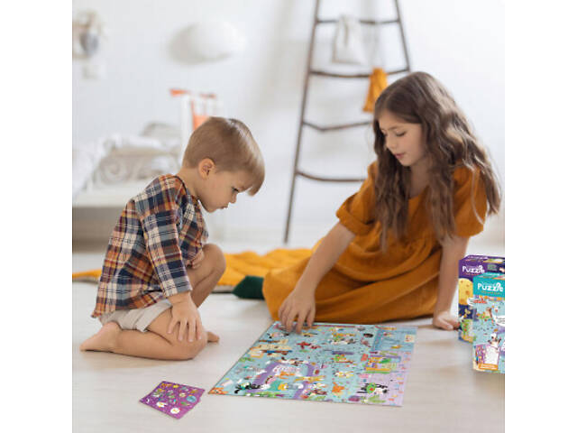 Пазл DoDo Шукай і знаходь Котяче кафе, 100 елементів (300667) - Фото 7