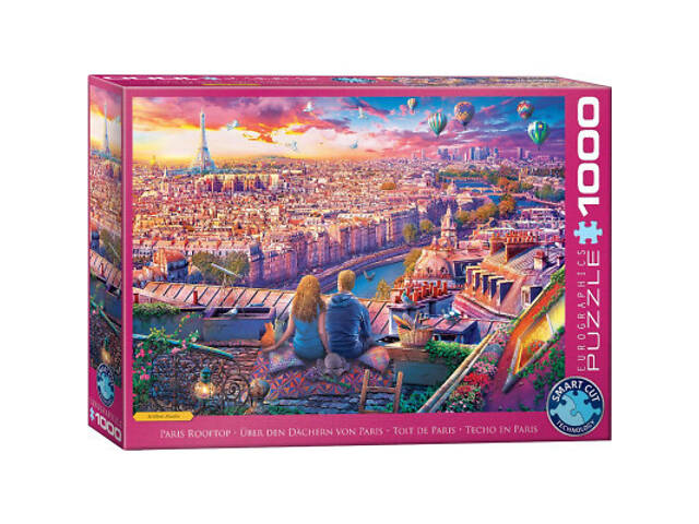 Пазл Eurographics Дахи Парижа 1000 елементів (6000-5886) - Фото 1