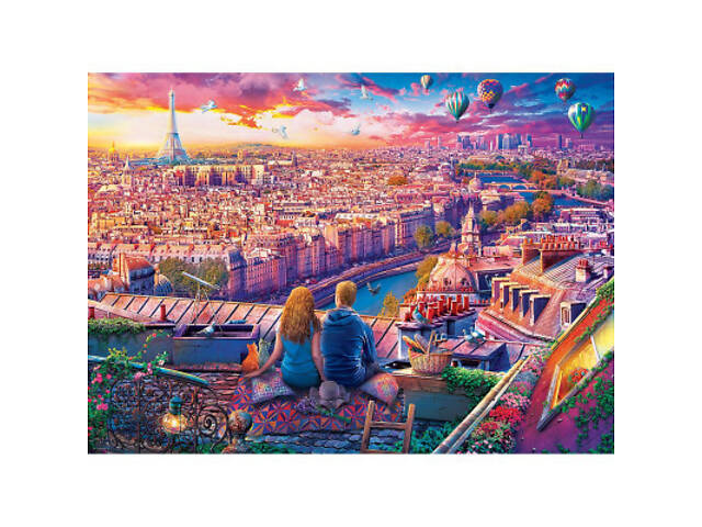 Пазл Eurographics Дахи Парижа 1000 елементів (6000-5886) - Фото 2