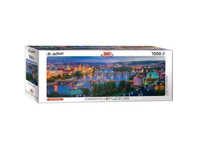 Пазл Eurographics Прага, Чехія, 1000 елементів панорамний (6010-5372) - Фото 1
