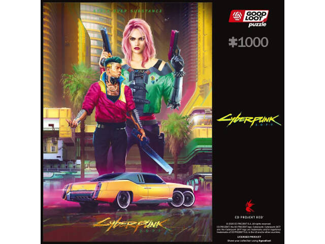Пазл GoodLoot Cyberpunk 2077 Kitsch Style 1000 эл. (5908305249696) - Фото 8