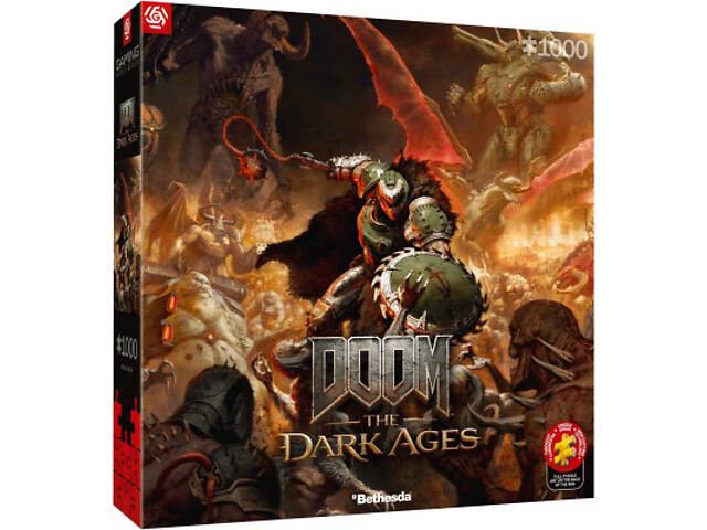 Пазл GoodLoot Doom Dark Ages Slayer`s Rage 1000 ел. (5908305249771) - Фото 1