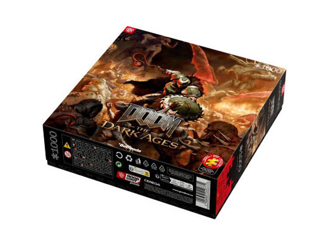 Пазл GoodLoot Doom Dark Ages Slayer`s Rage 1000 ел. (5908305249771) - Фото 3