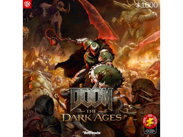 Пазл GoodLoot Doom Dark Ages Slayer`s Rage 1000 ел. (5908305249771) - Фото 7