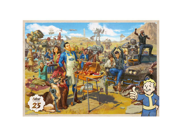Пазл GoodLoot Fallout 25th Anniversary 1000 елементів (5908305242918) - Фото 2