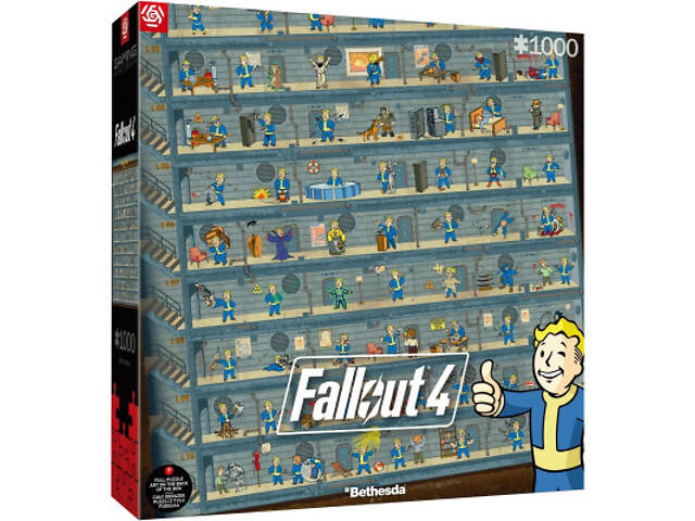 Пазл GoodLoot Fallout 4 Perk Poster Puzzles 1000 эл. (5908305247937) - Фото 1