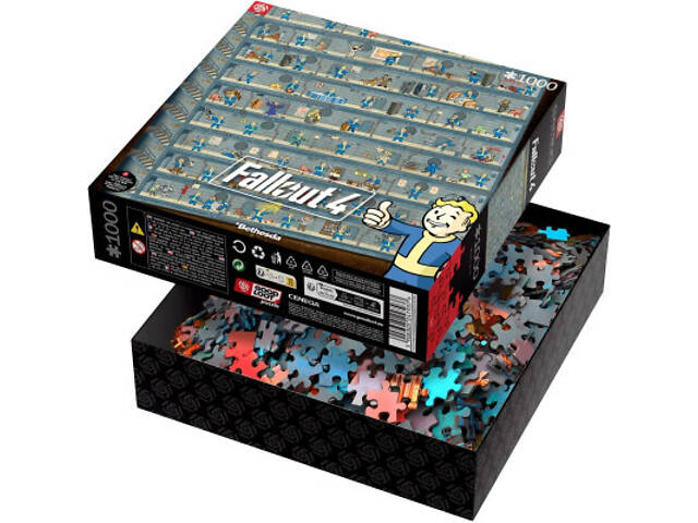 Пазл GoodLoot Fallout 4 Perk Poster Puzzles 1000 эл. (5908305247937) - Фото 3