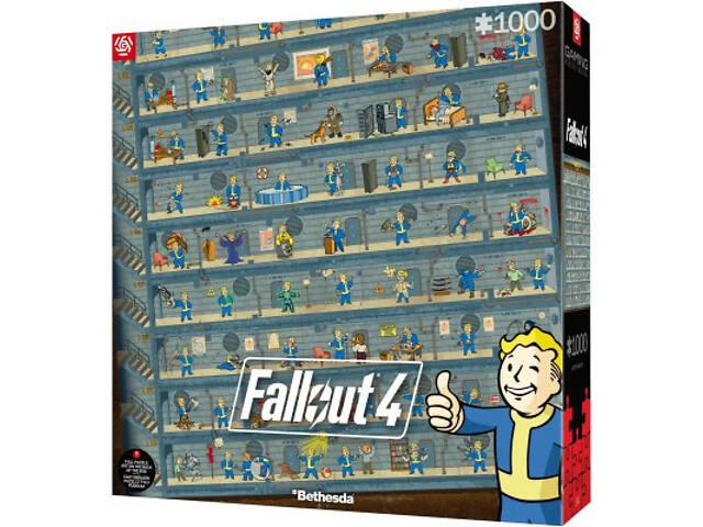 Пазл GoodLoot Fallout 4 Perk Poster Puzzles 1000 эл. (5908305247937) - Фото 4