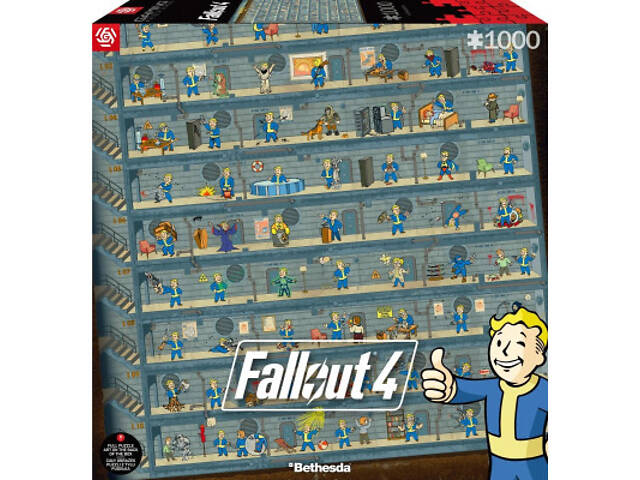 Пазл GoodLoot Fallout 4 Perk Poster Puzzles 1000 эл. (5908305247937) - Фото 5