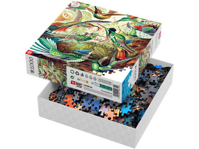 Пазл GoodLoot Imagination: Ernst Haeckel Hummingbirds/Kolibry 1000 елементів (5908305246794) - Фото 8