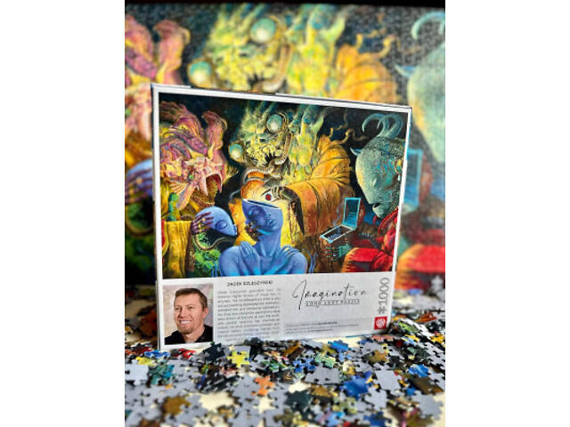 Пазл GoodLoot Imagination: Jacek Szleszynski The Gift / Dar 1000 елементів (5908305242956) - Фото 3