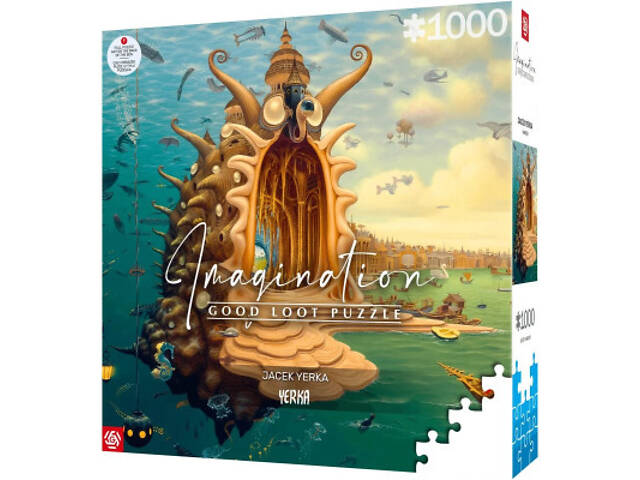Пазл GoodLoot Imagination: Jacek Yerka Harbor 1000 эл. (5908305249351) - Фото 2