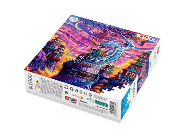 Пазл GoodLoot Imagination: Roch Urbaniak Sakura & Ryu 1000 эл. (5908305249740) - Фото 2