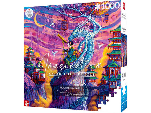 Пазл GoodLoot Imagination: Roch Urbaniak Sakura & Ryu 1000 эл. (5908305249740) - Фото 4