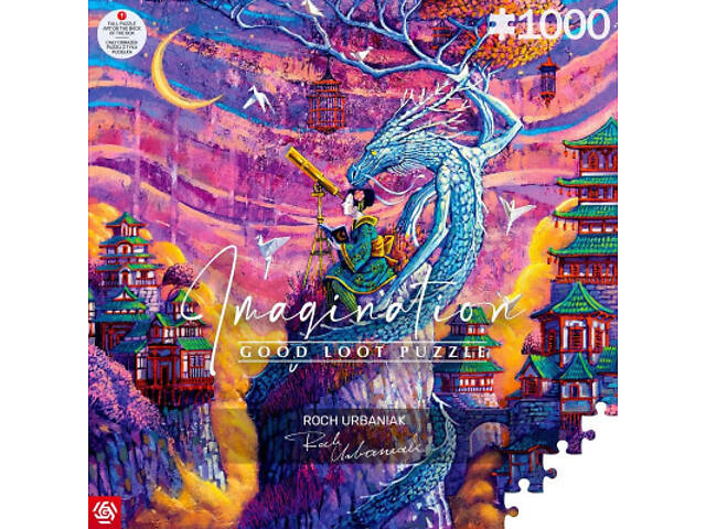Пазл GoodLoot Imagination: Roch Urbaniak Sakura & Ryu 1000 эл. (5908305249740) - Фото 6