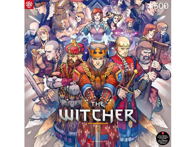 Пазл GoodLoot The Witcher Northern Realms 500 элементов (5908305246756) - Фото 2