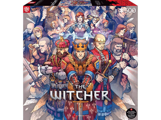 Пазл GoodLoot The Witcher Northern Realms 500 элементов (5908305246756) - Фото 4