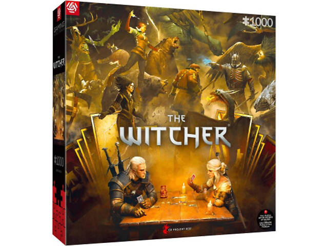 Пазл GoodLoot The Witcher Playing Gwent 1000 эл. (5908305249634) - Фото 1