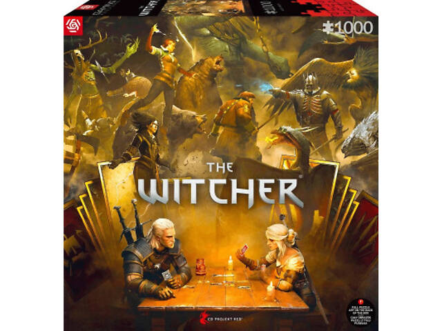 Пазл GoodLoot The Witcher Playing Gwent 1000 эл. (5908305249634) - Фото 5
