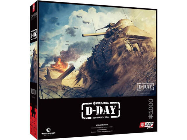 Пазл GoodLoot World of Tanks D-DAY 1000 ел. (5908305247524) - Фото 3