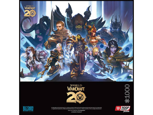 Пазл GoodLoot World of Warcraft 20th Anniversary 1000 ел. (5908305249627) - Фото 6