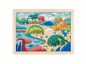 Пазл Hape Динозавры с раскраской (E1641)