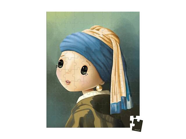 Пазл Janod за мотивами Вермеєра 100ел (J02551) - Фото 3