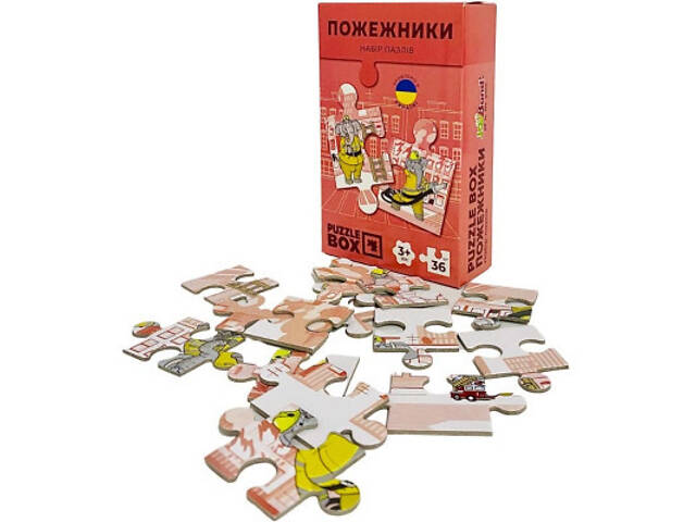 Пазл JoyBand набір Пожежні 36 елементів (PB04) - Фото 2