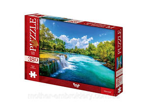 Пазл картонный Водопад 380 элементов классический пазл 47,5x34 см Danko toys