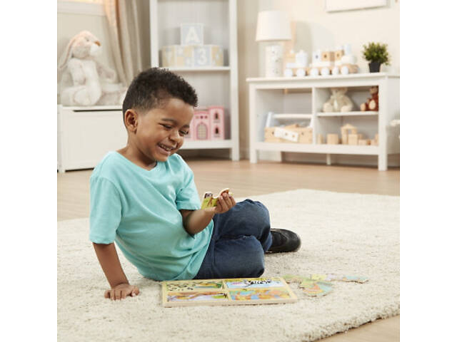 Пазл Melissa&Doug дерев'яний у футлярі 'Тварини' (MD31362) - Фото 3