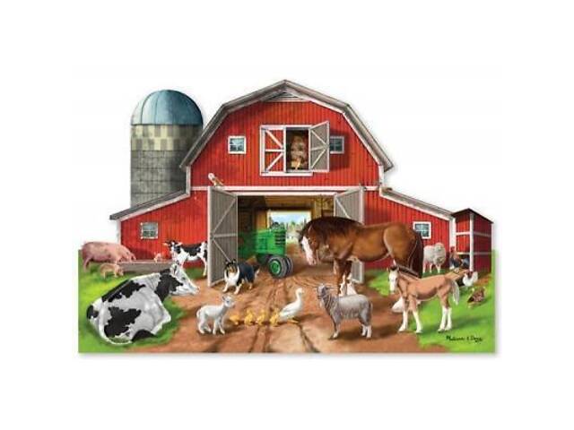Пазл Melissa&Doug Мега 'Ферма', 32 елементи (MD2923) - Фото 1