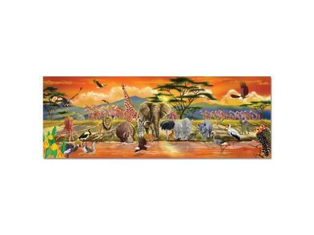 Пазл Melissa&Doug Мега 'Сафарі', 100 елементів (MD12873) - Фото 1