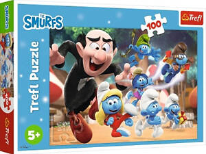 Пазл Trefl The Smurfs Уроки папи Смурфа 100 елементів (5900511164817)