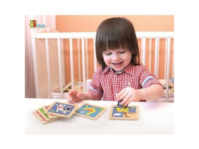 Пазл Viga Toys Рыбка (50144) - Фото 2