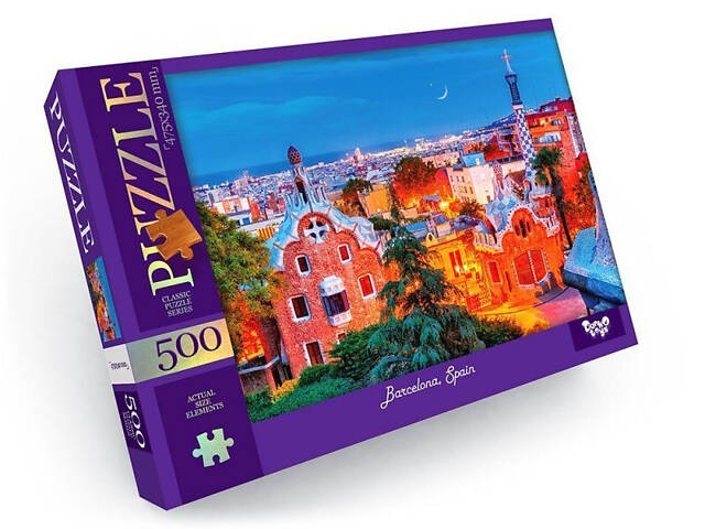 Пазлы C500-13-01-12, 500 элементов Барселона