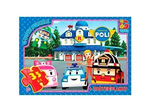 Пазлы G-Toys Робокар Поли RR067445 35 деталей