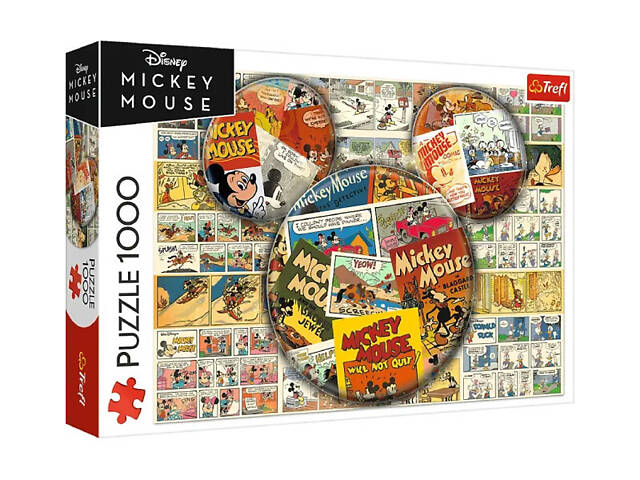 Пазлы Комикс Микки Маус 1000 элементов Trefl Premium 10904