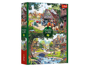 Пазли Ідеальне життя 2 х 500 елементів Trefl 37494