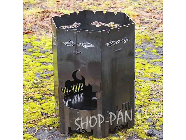 Піч для сковороди/кокла з прорізами для шампурів - Фото 4