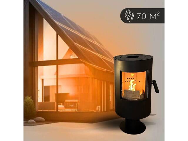 Печь-камин THUNDER Flame 7кВт - Фото 6