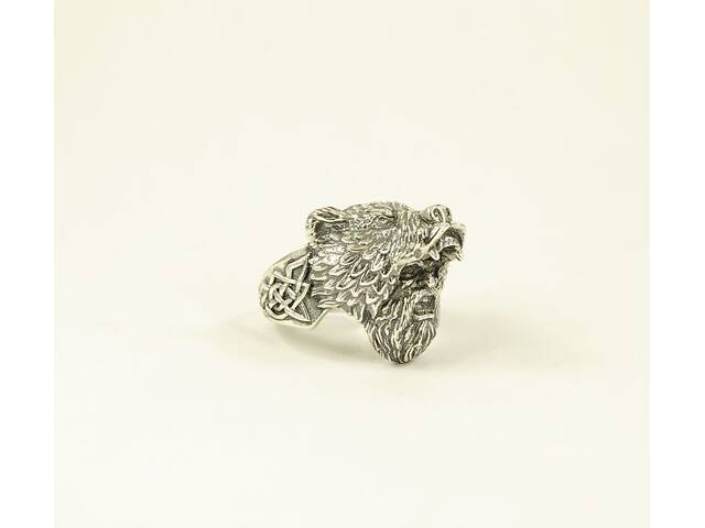 Печатка медведь Велеса Maxi Silver 8566 SE 22 - Фото 4