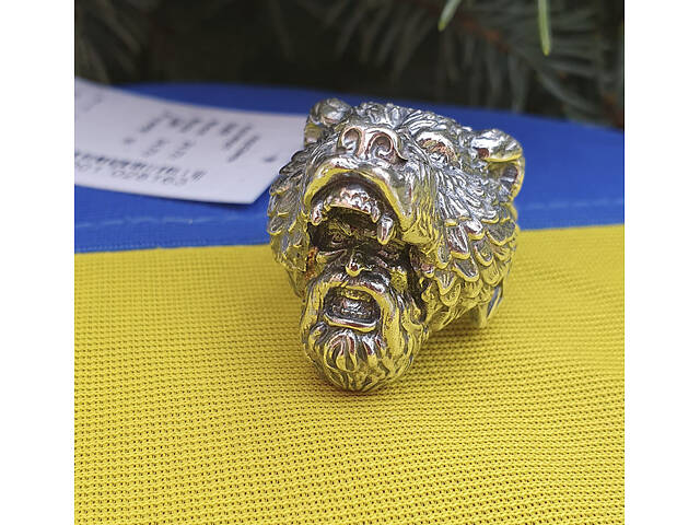 Печатка медведь Велеса Maxi Silver 8566 SE 22 - Фото 5