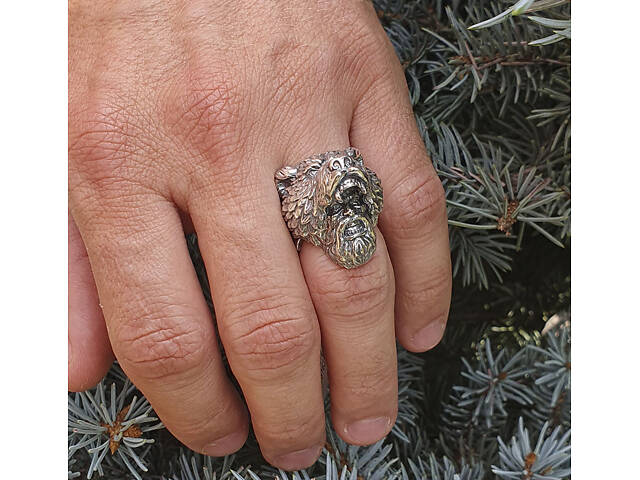 Печатка медведь Велеса Maxi Silver 8566 SE 22 - Фото 11