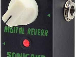 Педаль реверберации SONICAKE Digital Reverb Room Hall Plate Гитарная педаль эффектов