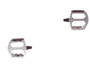 Педали велосипедные горные (с катафотами, алюминий, хром, усиленные)