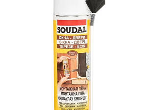 Піна монтажна 500мл світло-жовта [000010000000500000] Soudal