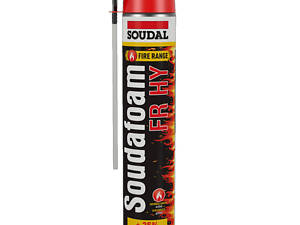 Піна вогнестійка монтажна 750мл світло-червона [000010000000750RF0] Soudafoam FR Soudal